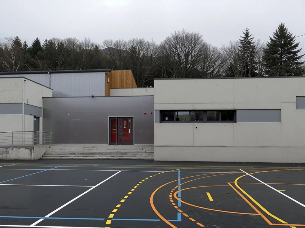 Bet Cabrol Betoulle Bureau D Etudes Batiment Limoges Haute Vienne 87 SALLE DES SPORTS DU LYCEE Louis Gaston ROUSSILLAT 1